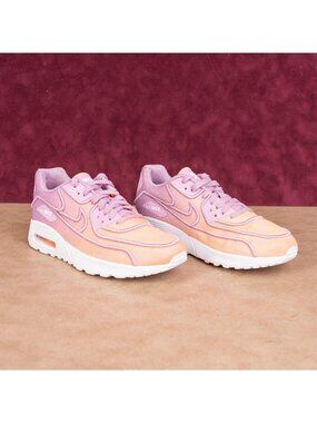 Nike Women Air Max 90 Ultra 2.0 Br Sunset Glow-Orchid 917523 800 Sneakers Sz 5